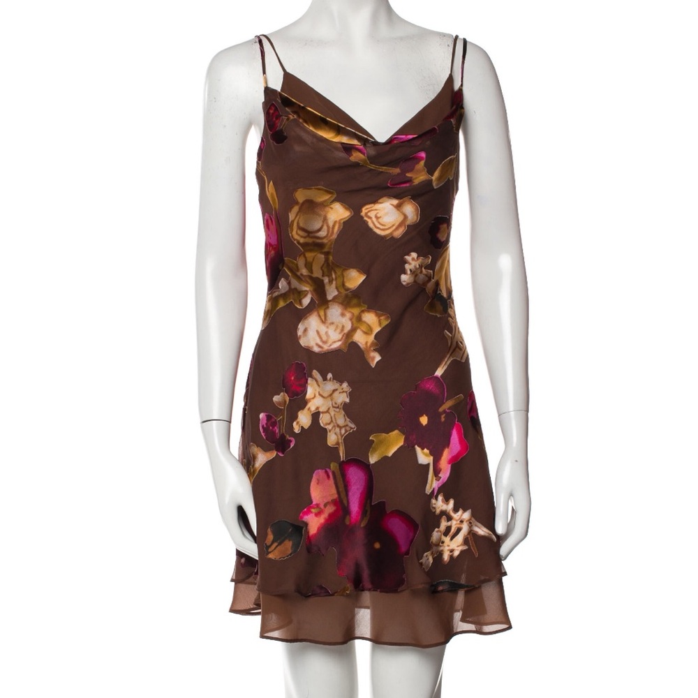 Rat & Bao Silk Mini Dress